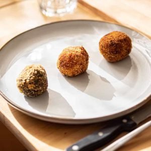 Croquetas Veganas de soja al curry con pasas