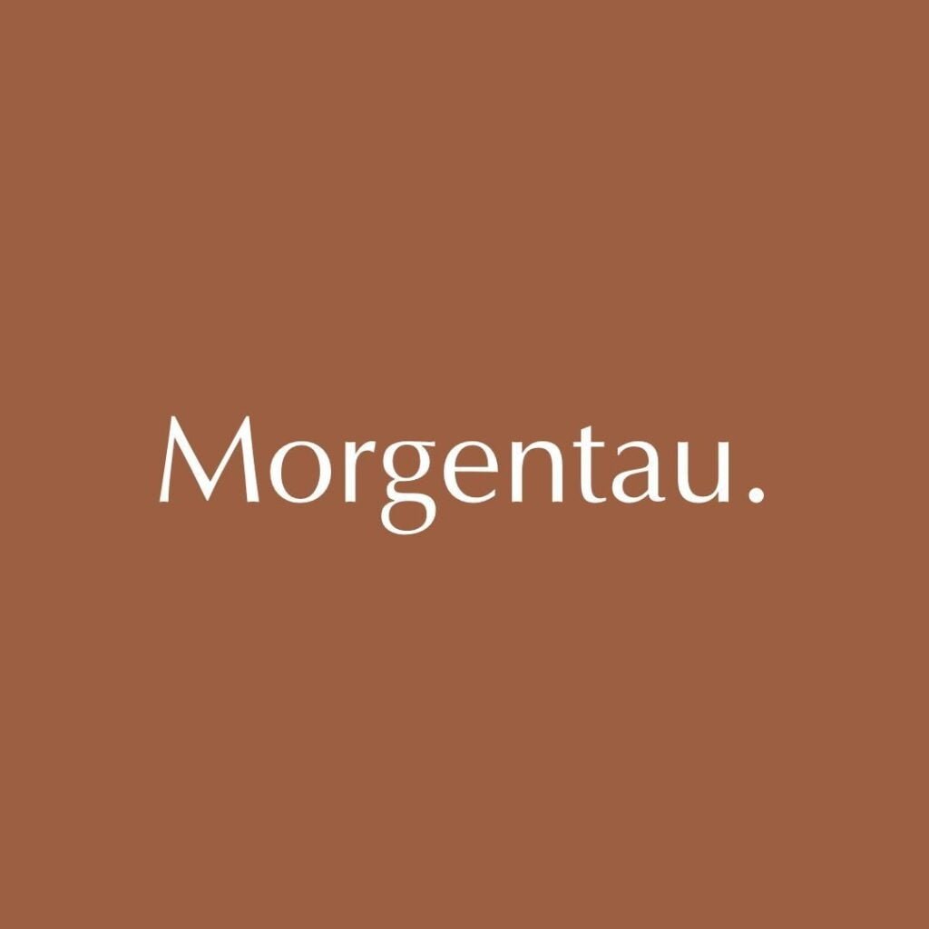 morgentau logo restaurante vegano