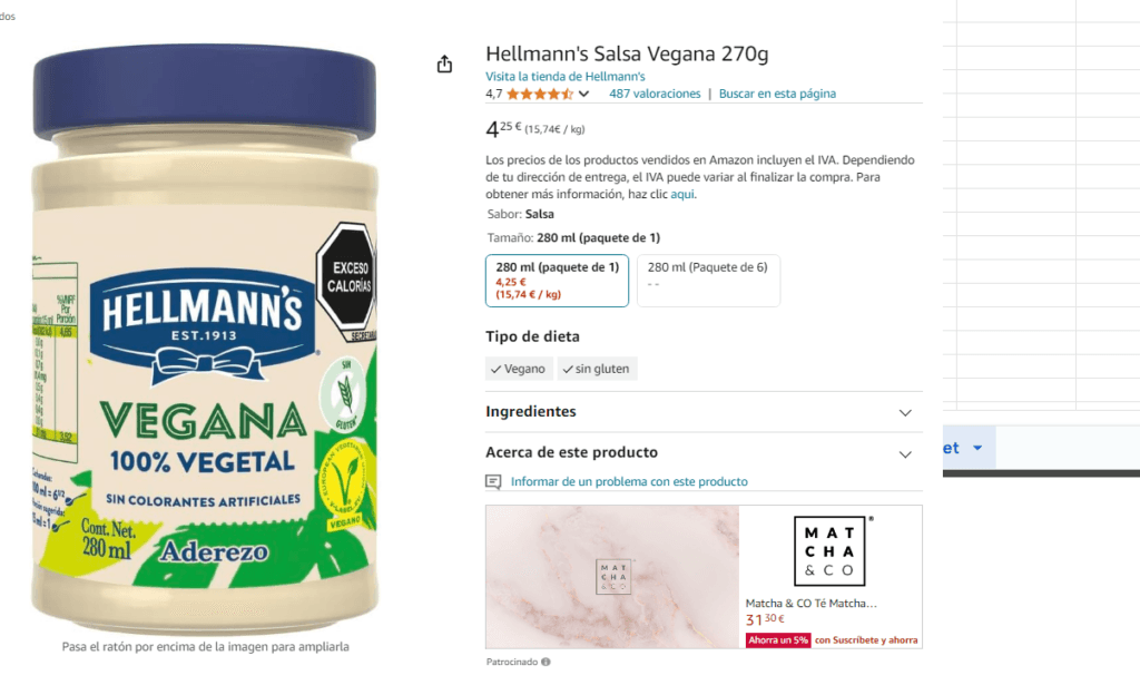 hellmanns vegana amazon