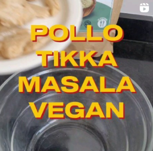 pollo tikka masala vegano