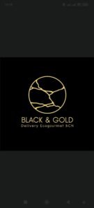 Black and Gold delivery Eco-gourmet