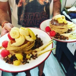 pancakes veganos brunch barcelona