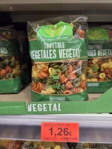 pasta vegetales mercaona