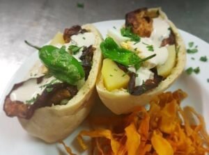 hummus barcelona pita seitan