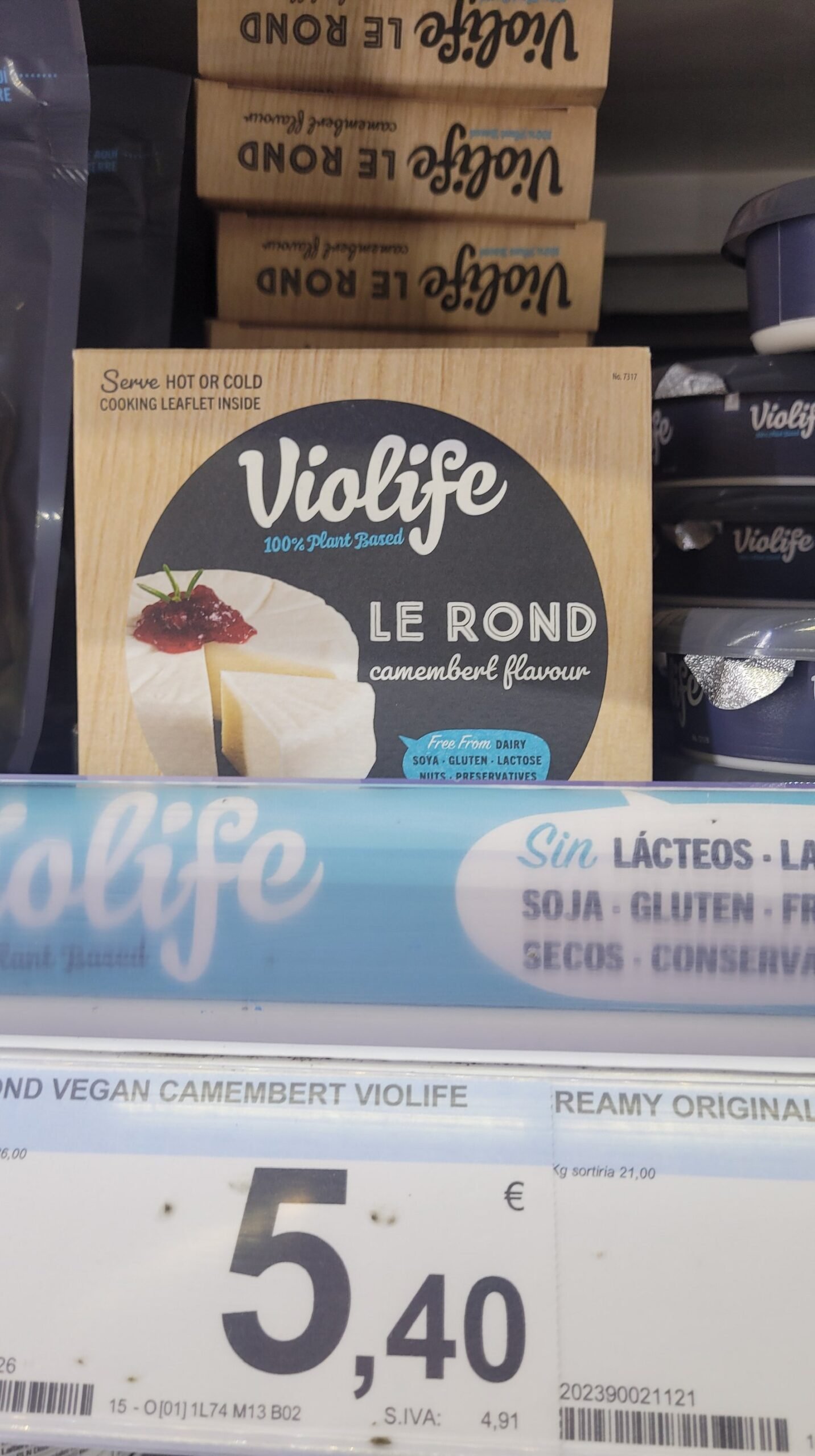 queso camembert vegano carrefour