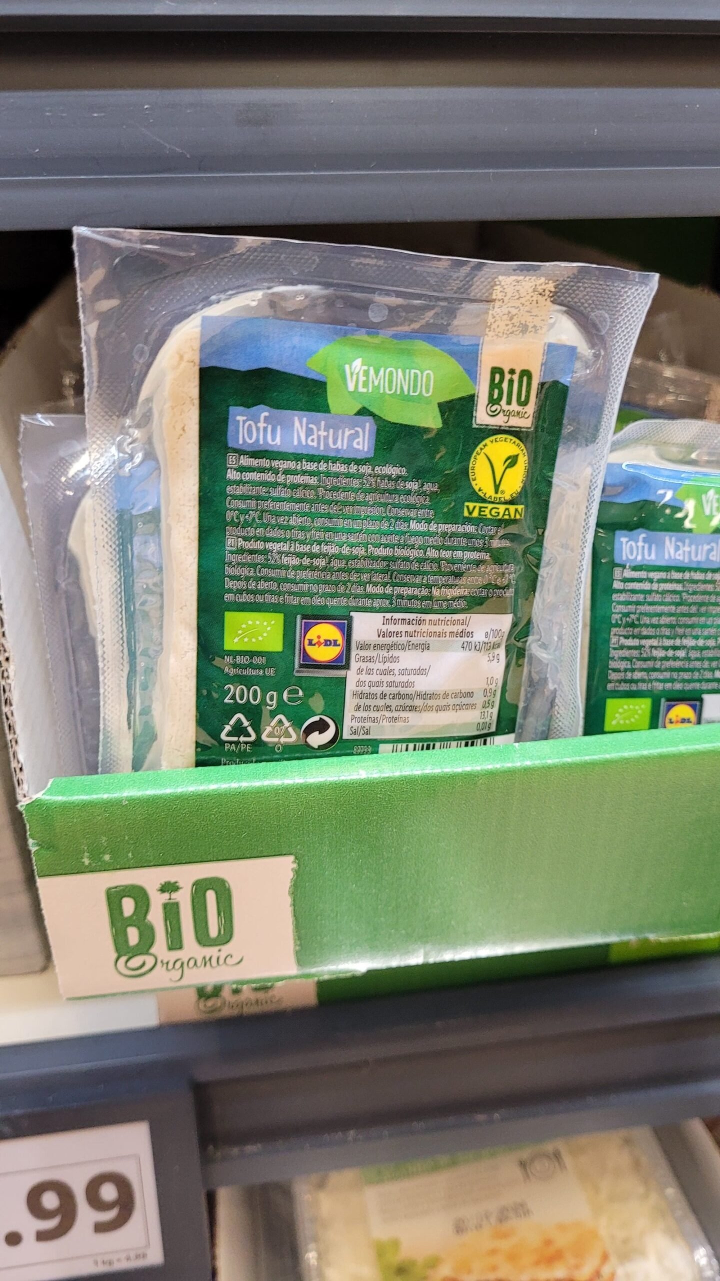 Tofu natural Lidl