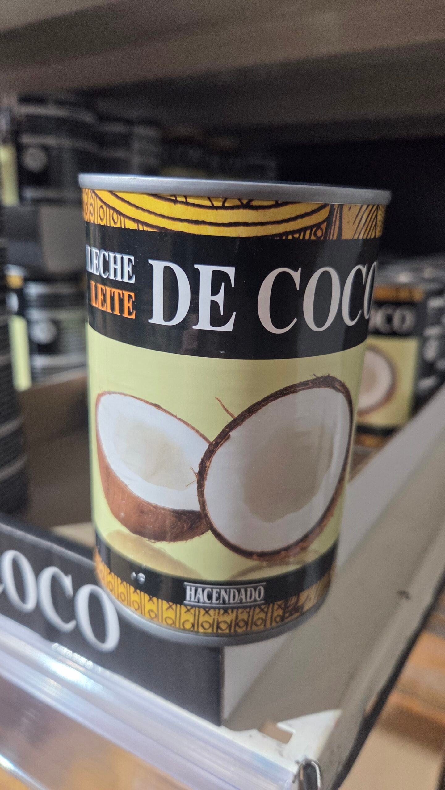 Lata de leche de coco Dee Thai de Mercadona 400ml