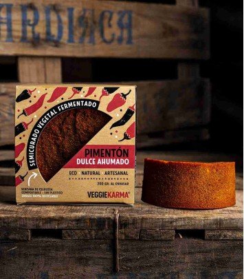 Queso vegano Veggie Karma Pimentón Dulce Ahumado 200g