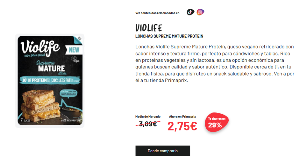violife lonchas
